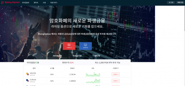 라이징옵션 먹튀검증 주소 도메인 지점 지사 FX사이트 마진거래 투자지원금